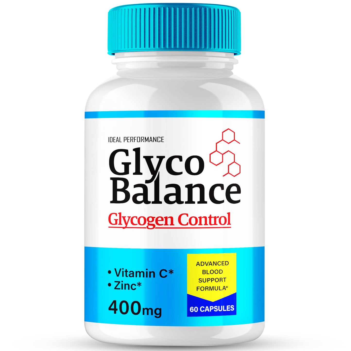 IDEAL PERFORMANCE Glyco Balance Advanced Blood Formula Capsules, 60 Count