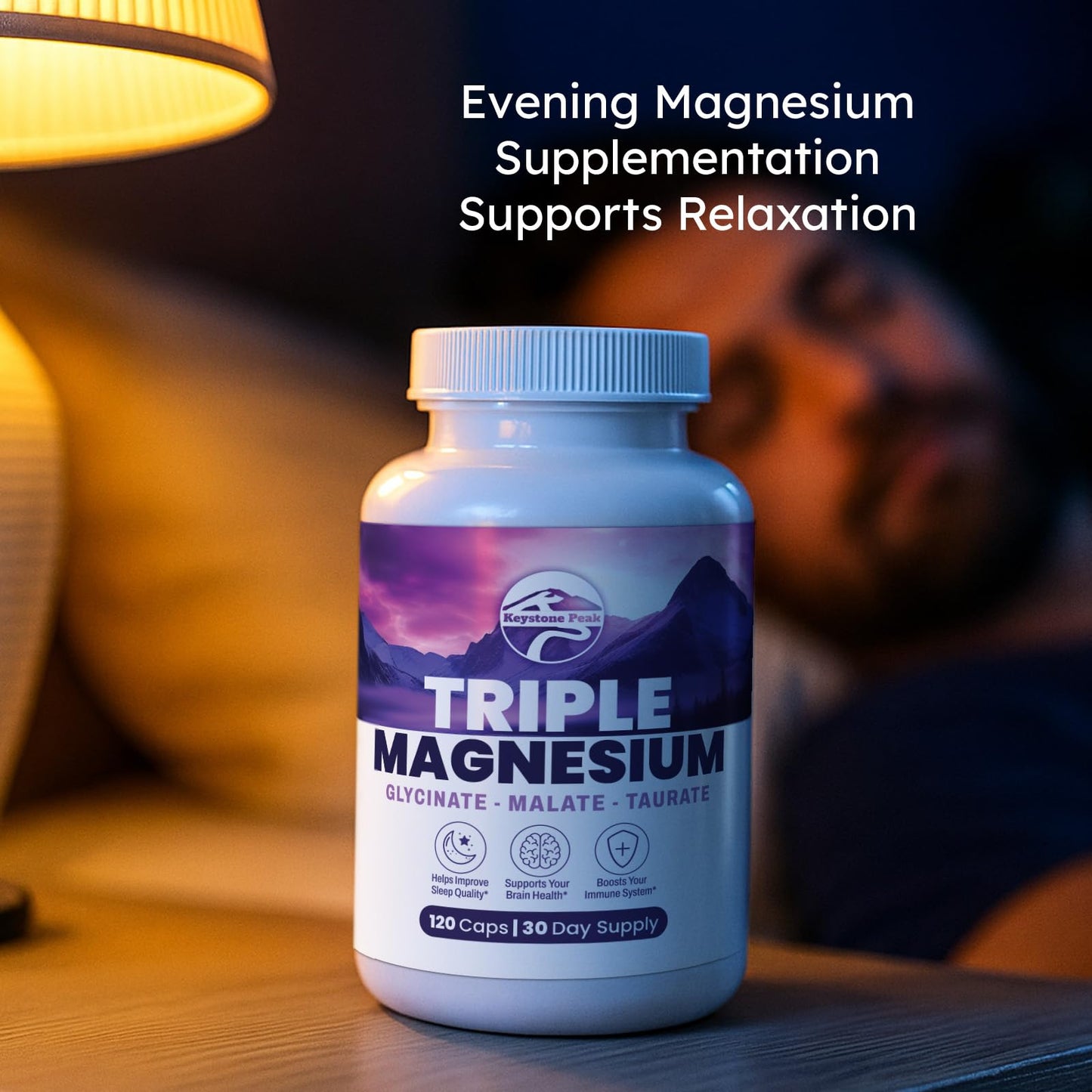 Keystone Peak Triple Magnesium Complex Capsules 120 Count