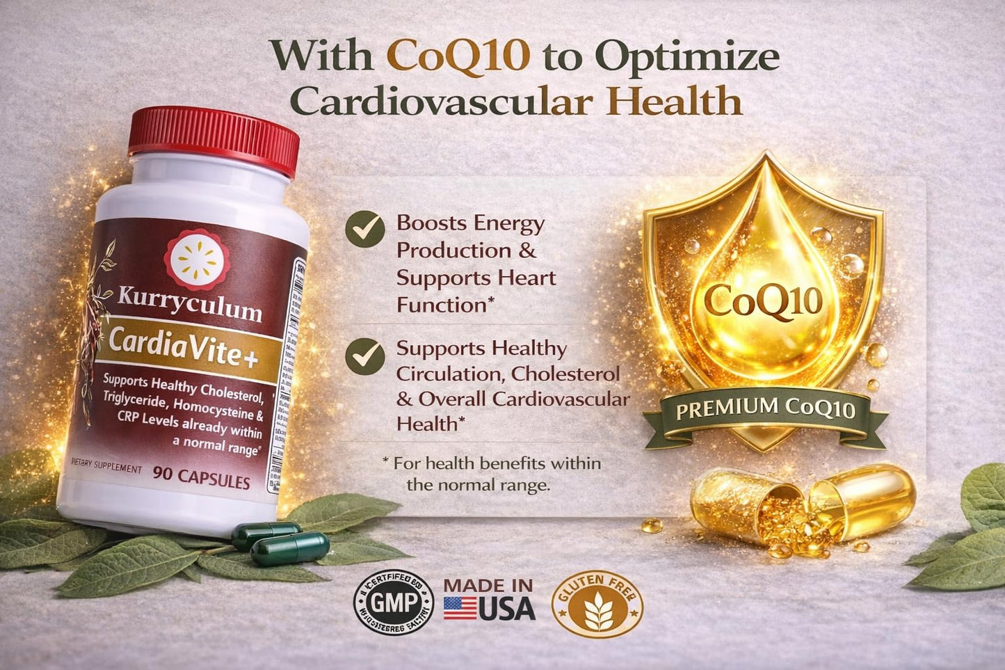 Kurryculum Cardiavite Heart Wellness Support Supplements Capsule, 90 Capsules
