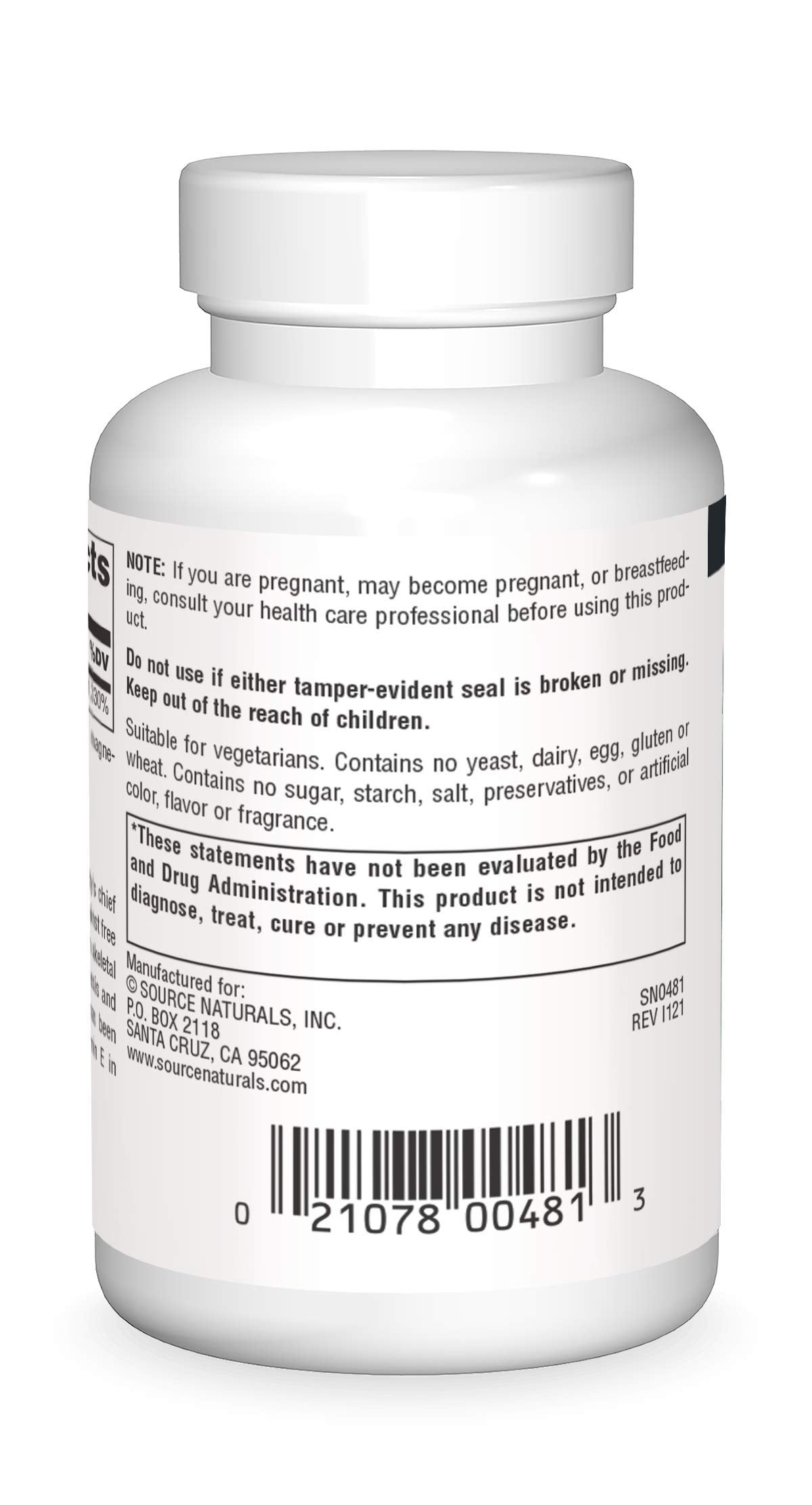 Source Naturals Vitamin E, 400 iu Fat-Soluble Antioxidant Tablet, 50 Tablets