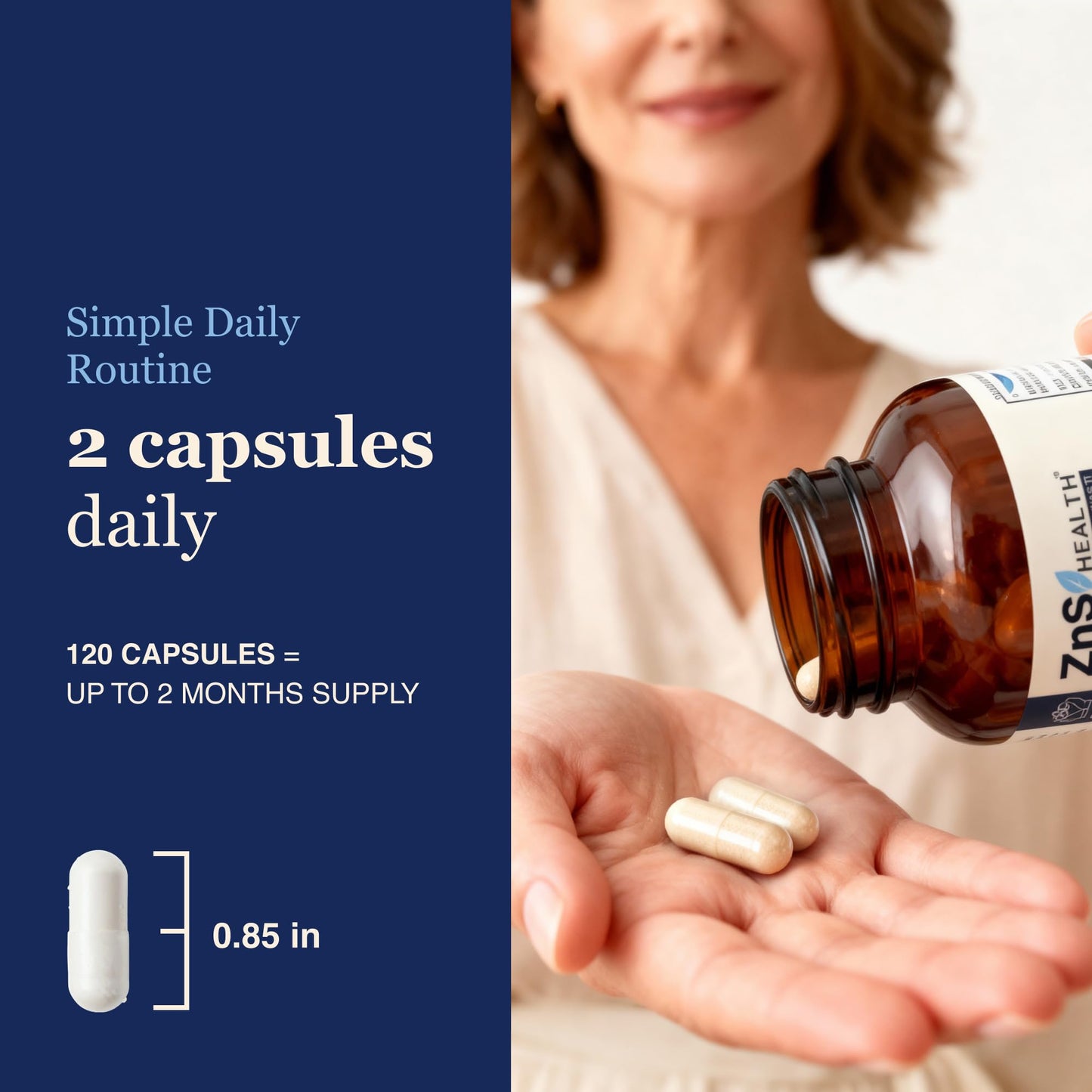 ZnS Health Spectrum 5 Magnesium Complex Capsule, 120 Capsules