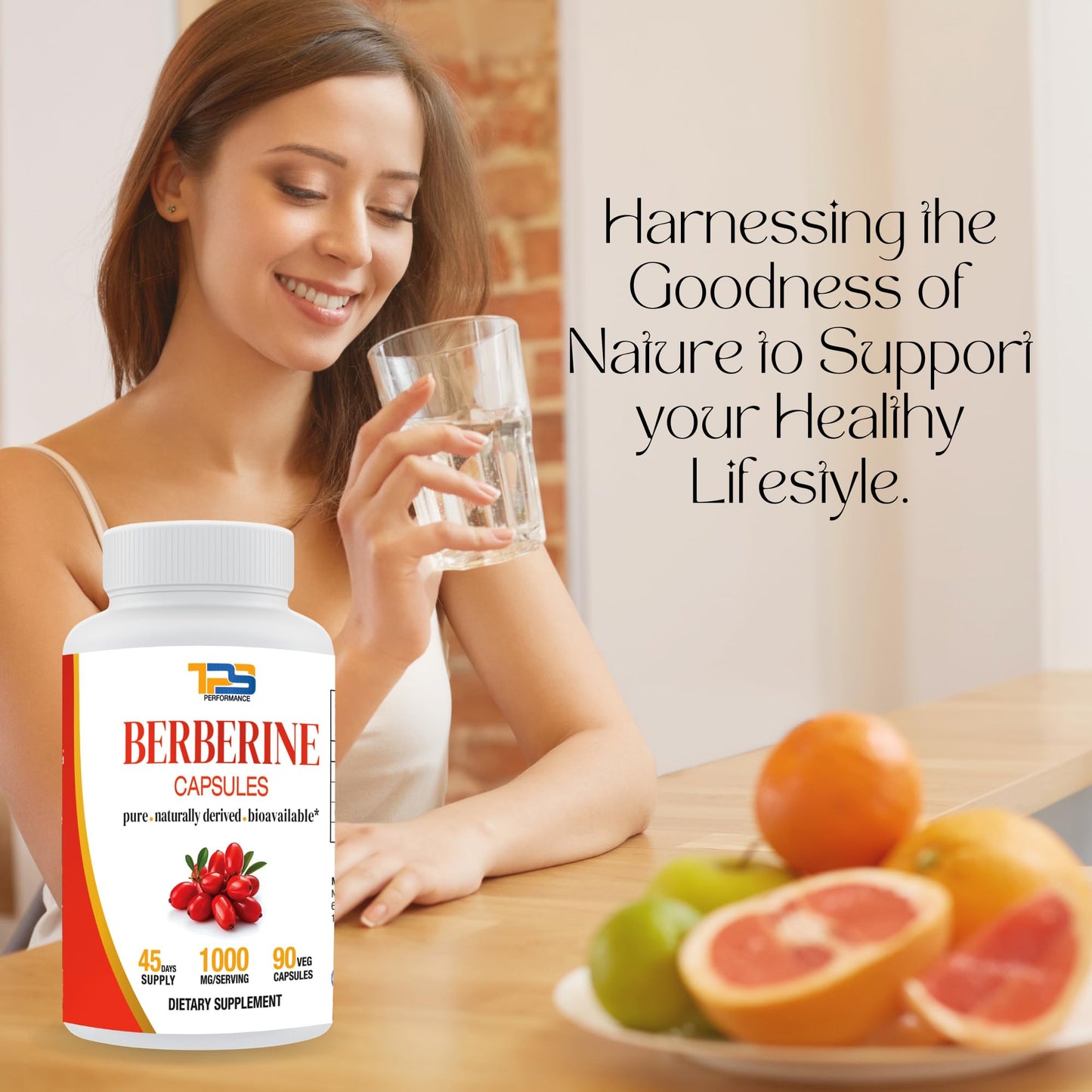 TPS PERFORMANCE Berberine Capsules 3 Count
