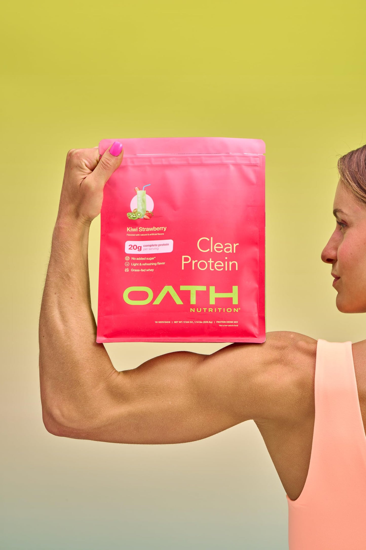 Oath Nutrition Clear Whey Isolate Protein Powder, 21 Servings