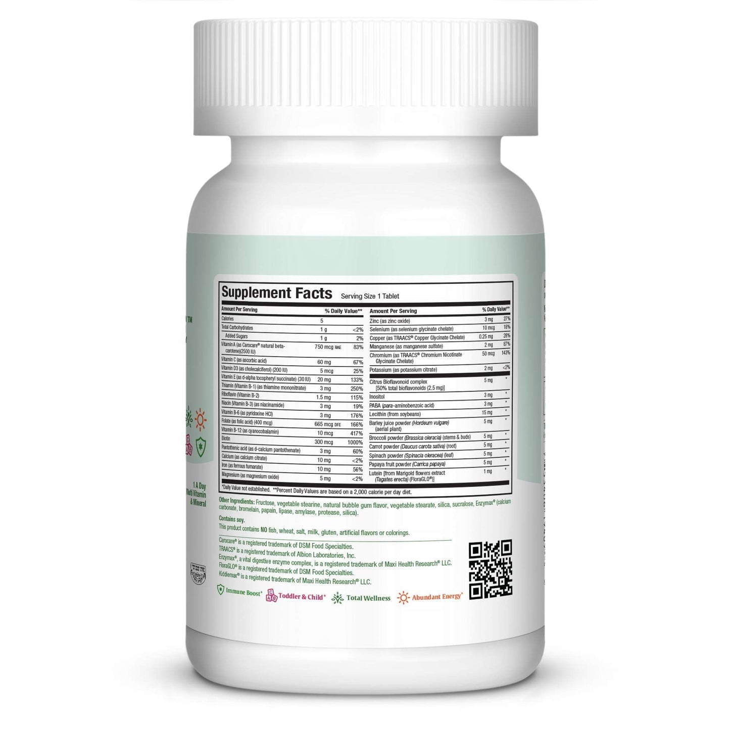 Maxi Health Kids Chewable Multivitamin Tablets, 90 Count