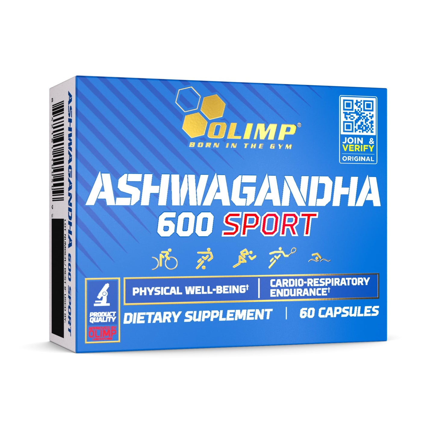 OLIMP SPORT NUTRITION Ashwagandha KSM-66 Capsules, 60 Count