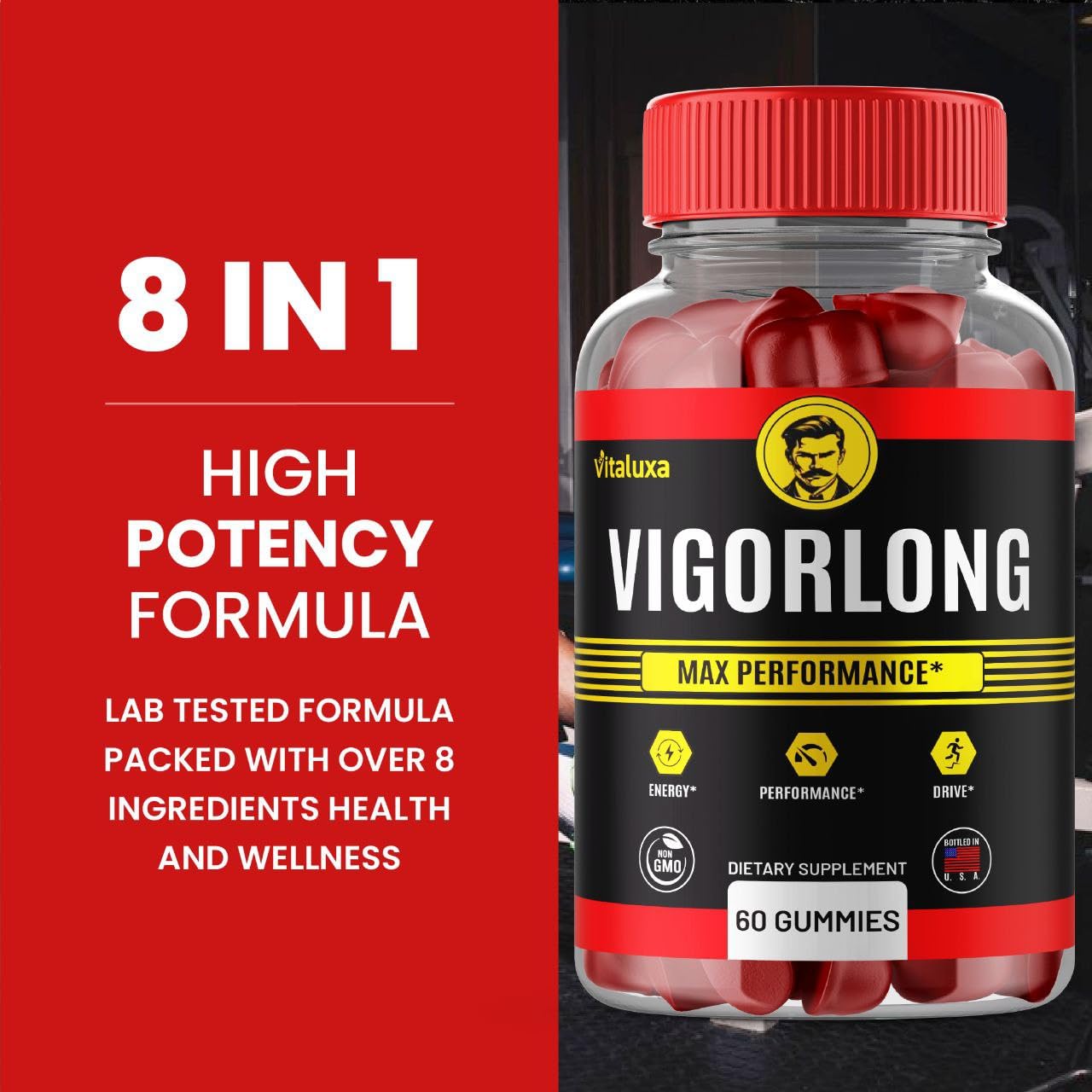 Vitaluxa Vigorlong Gummies 120 Gummies