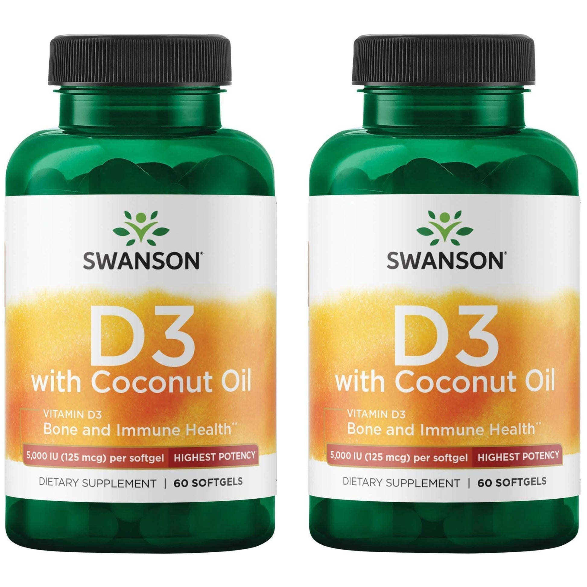 Swanson Vitamin D-3 Softgel 120 Softgels