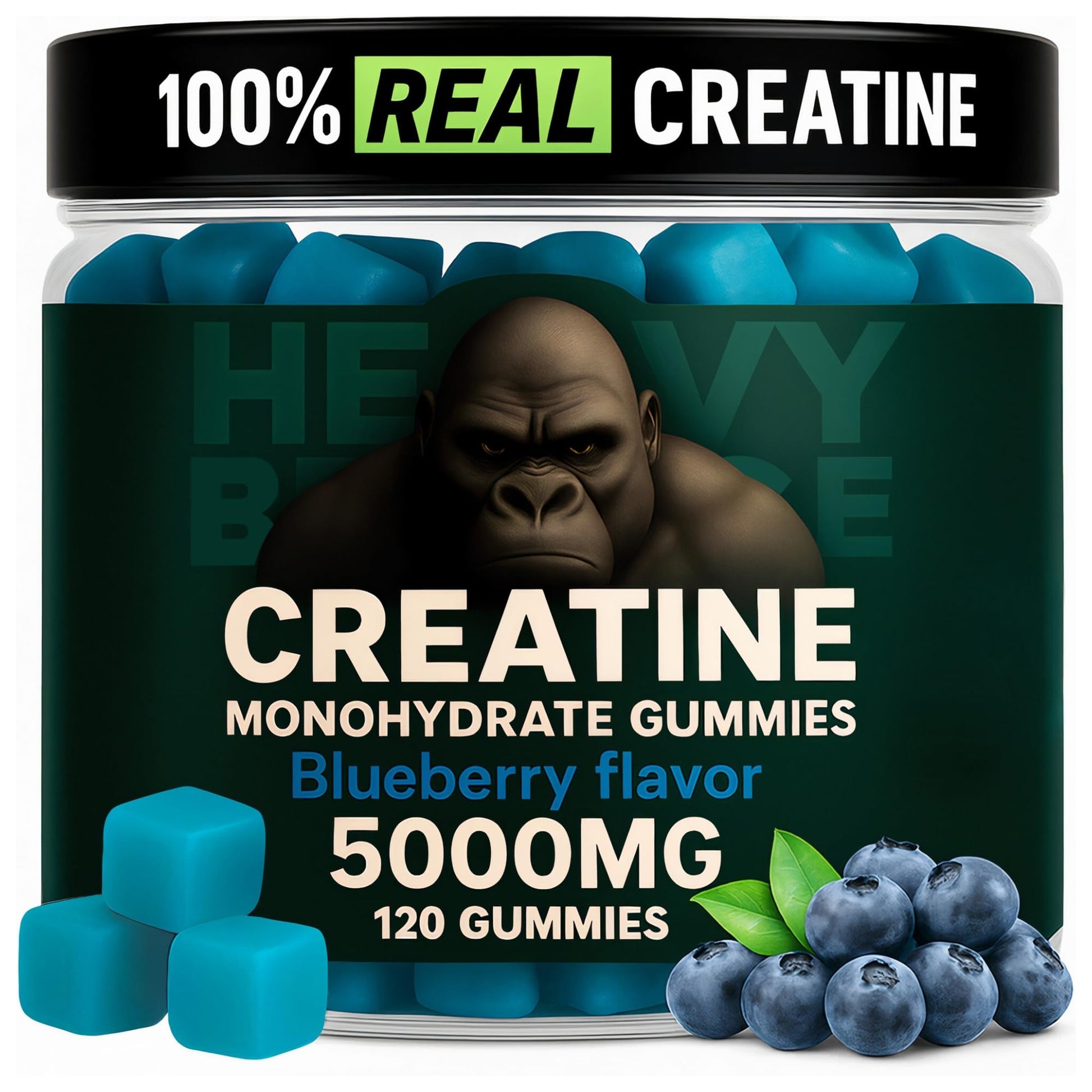 Heavy Balance Creatine Monohydrate Gummies Sugar Free 120