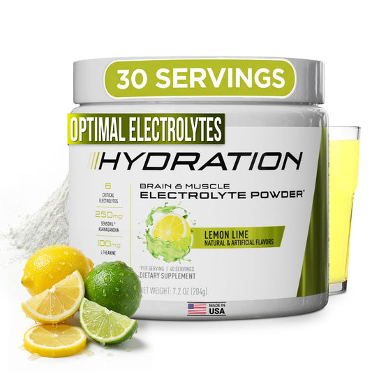 JYM Supplement Science Hydration Lemon Lime Powder 7.2 oz