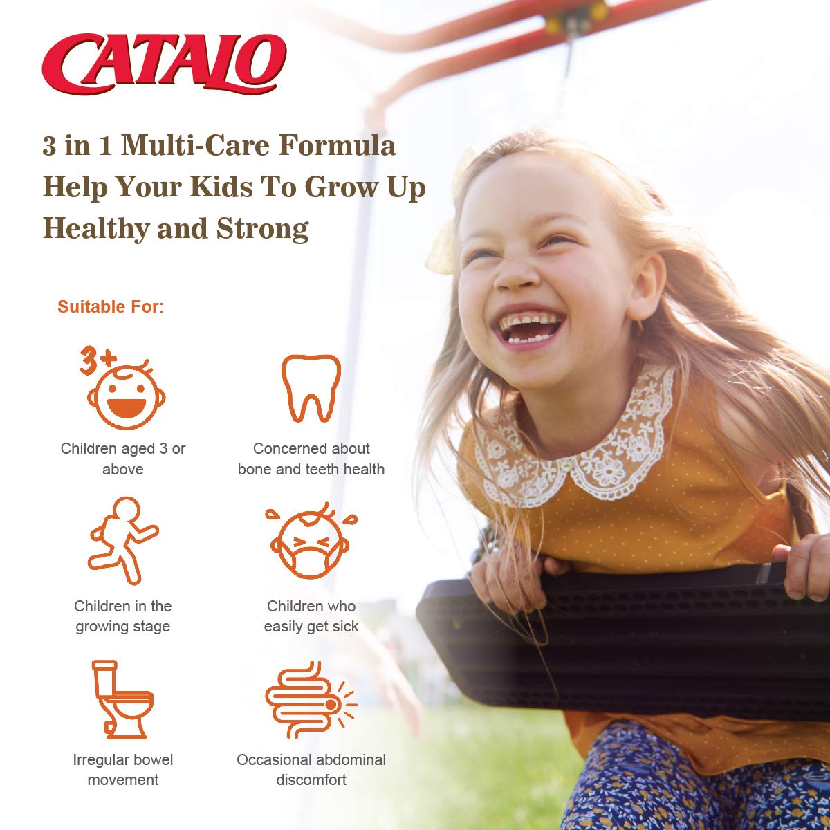 CATALO Toddler Formula Milk Calcium Chewable Tablets, 50 Count