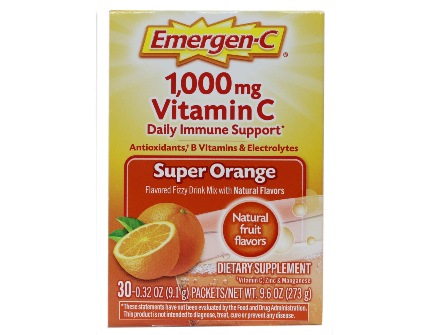 Emergen-C 1000 mg Vitamin C Capsule, 90 Count