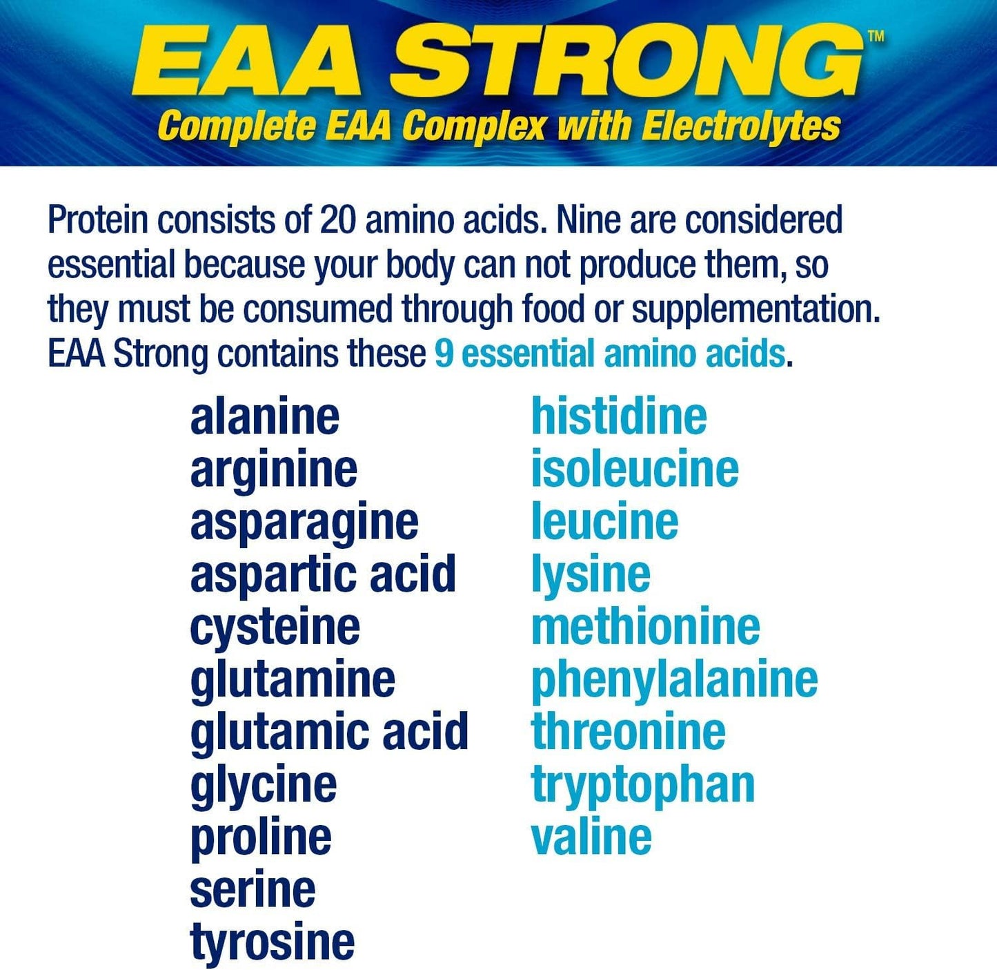 Maximum Human Performance Mhp Eaa Strong Powder 19.2 oz Blue Raspberry
