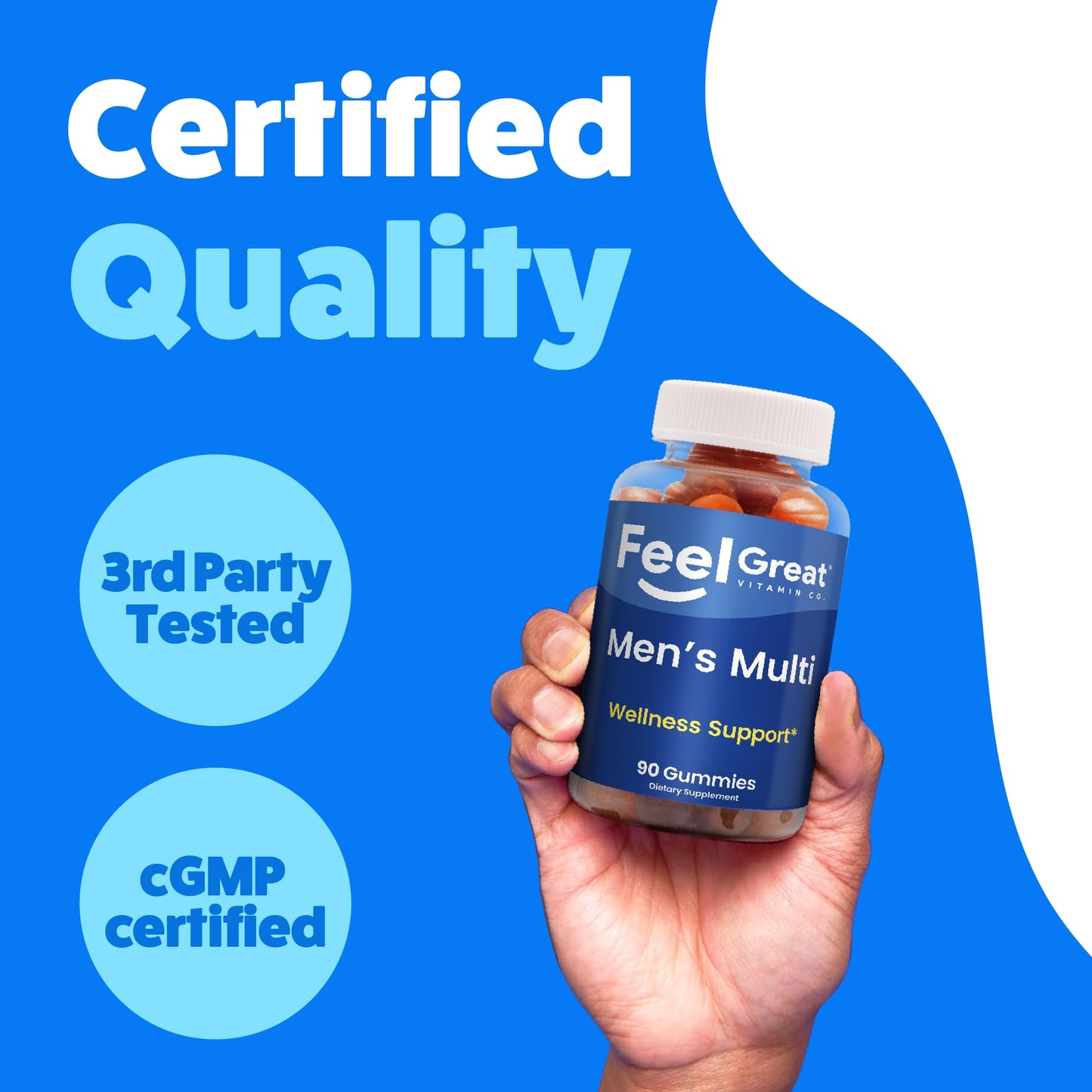 The Feel Great Vitamin Company Men's Multivitamin Gummies, 1 Count