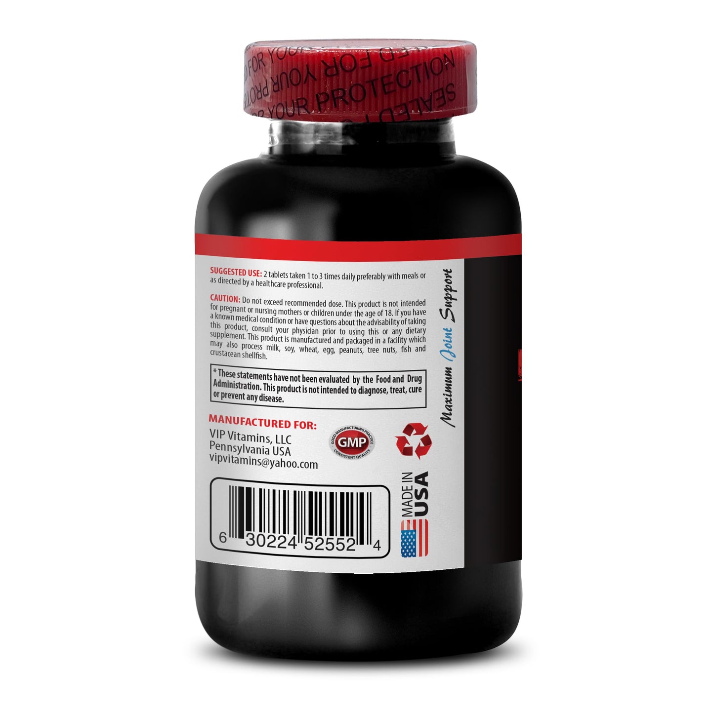 SKIN CARE SOLUTIONS Joint Support Supplement Capsules 120
