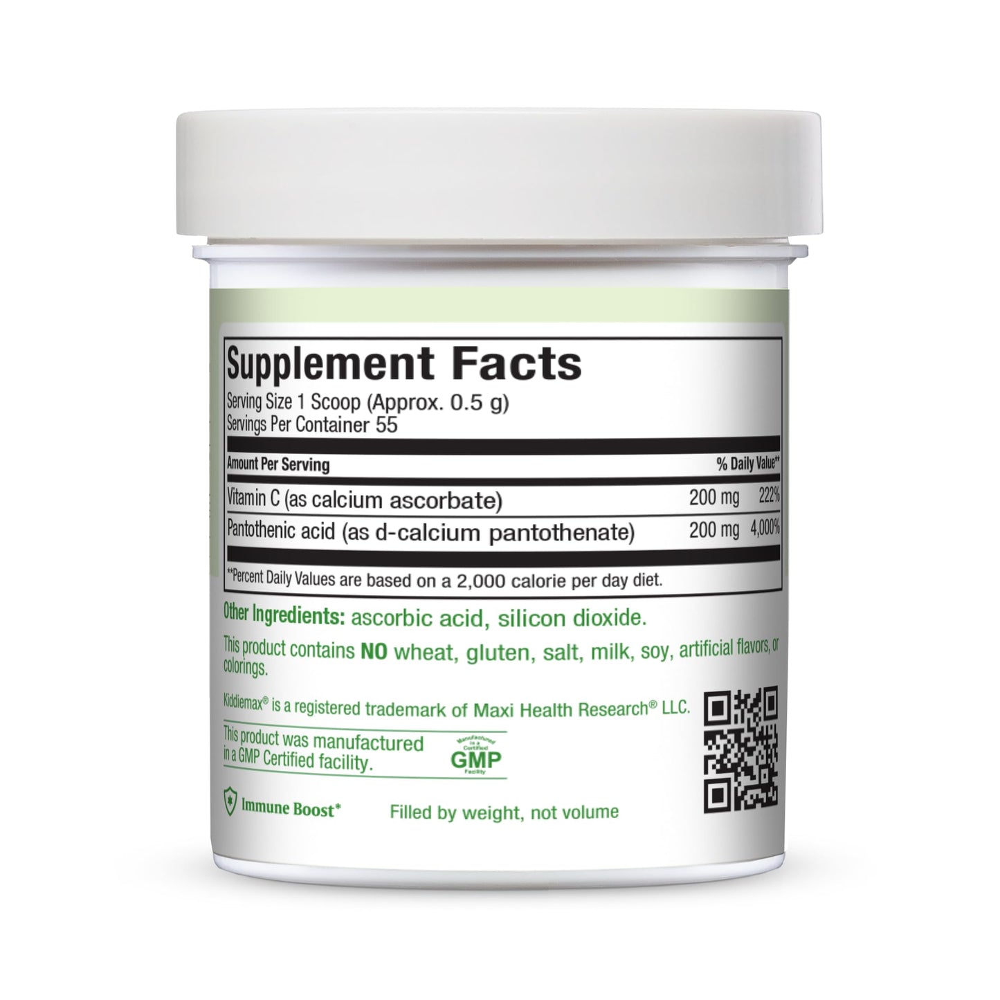 Maxi Health Panto C Powder, 30-Grams