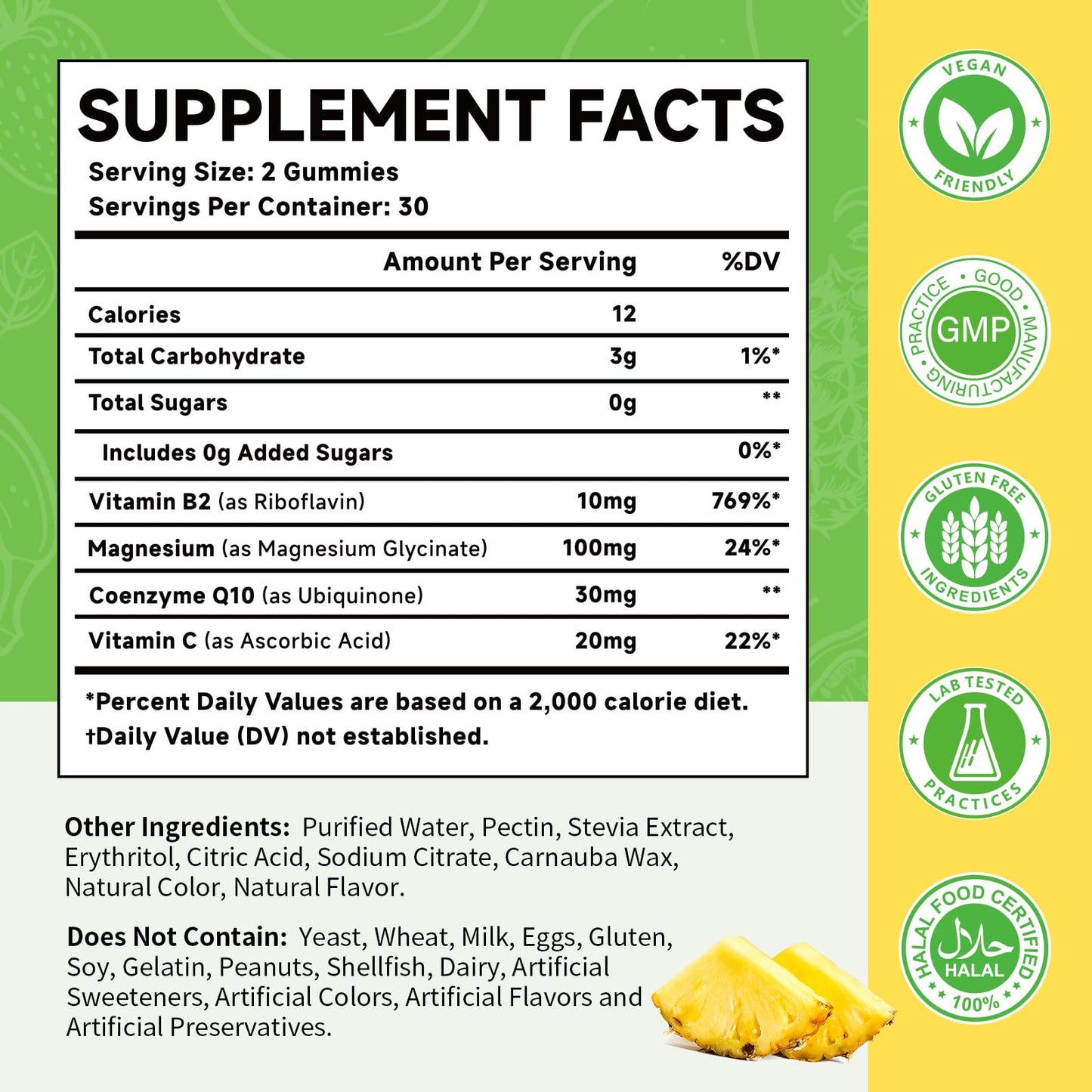 MOORGUMY Vitamin B2 Gummies 60 Count