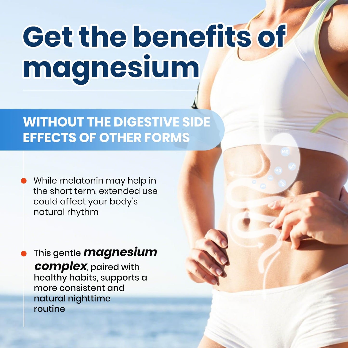 VEV Deep Calm 15 in 1 Magnesium Glycinate & Citrate Complex Capsules, 60 Capsules