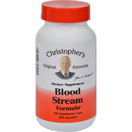 Christopher's Original Formulas Blood Stream Formula 440 mg, 100 Vegetarian Capsules