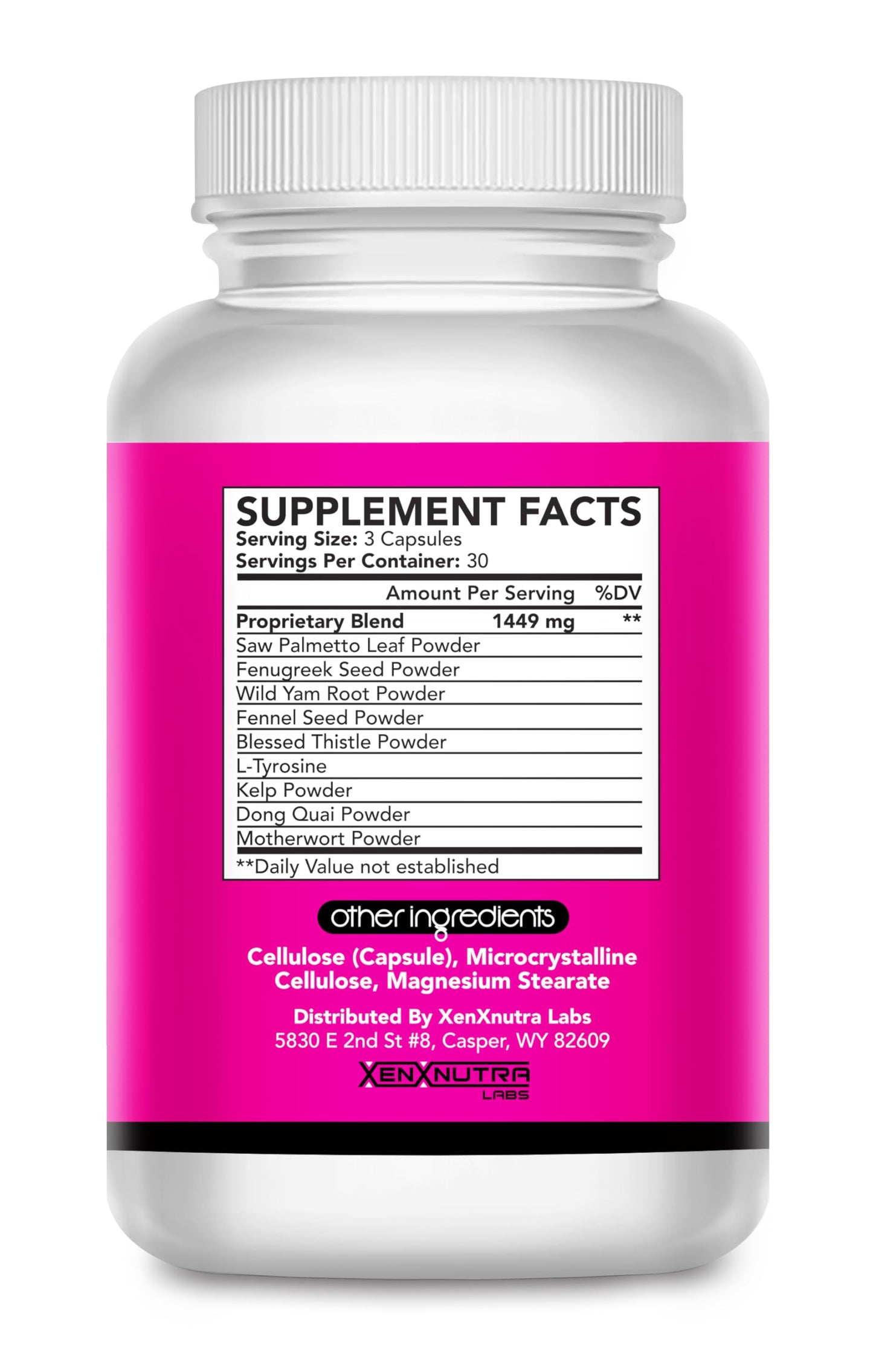 XENXNUTRA LABS Curvy Girl – Natural Herbal Formula to Support a Fuller, Feminine Shape – Nourish Curves, Balance Hormones, and Build Body Confidence – Fenugreek, Fennel, Wild Yam & More – 90 Vegan Capsules