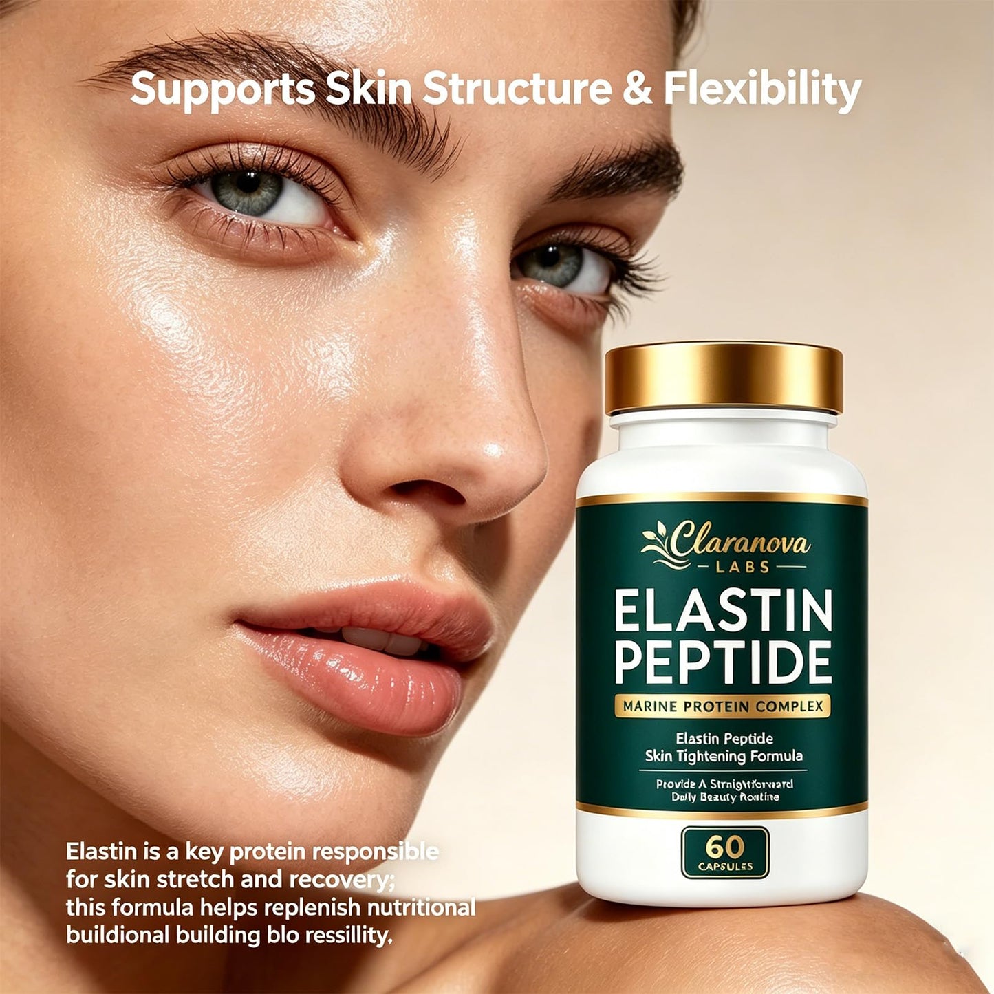 Keikeyo Elastin Peptides Skin Tightening Formula Powder 3.5 Ounce