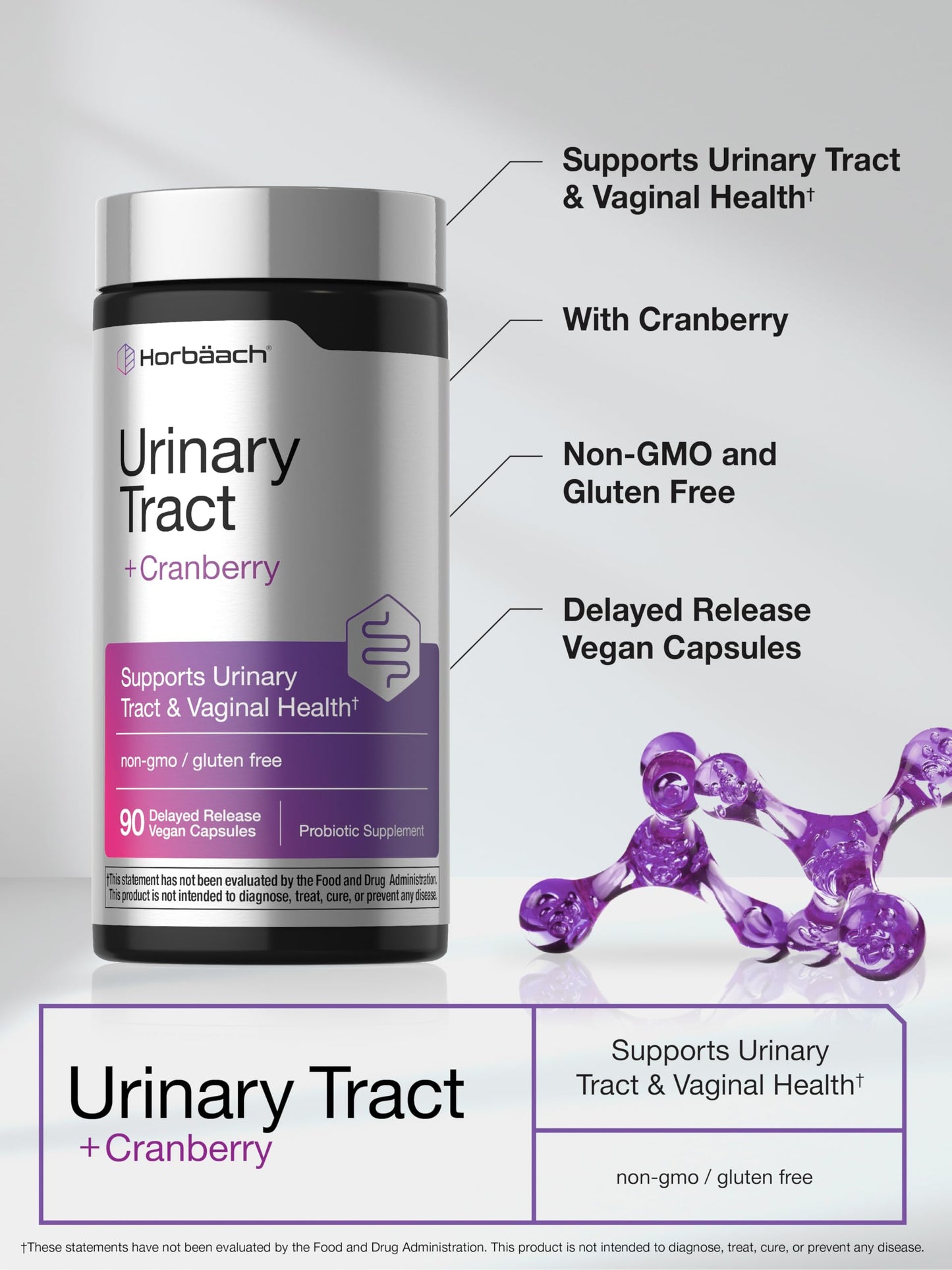 Horbäach Urinary Tract Health for Women Capsules 90 Count