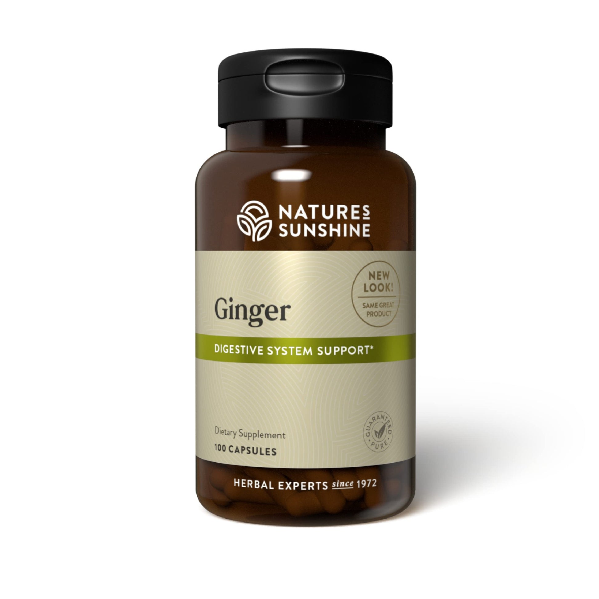Nature's Sunshine Ginger Capsules 100