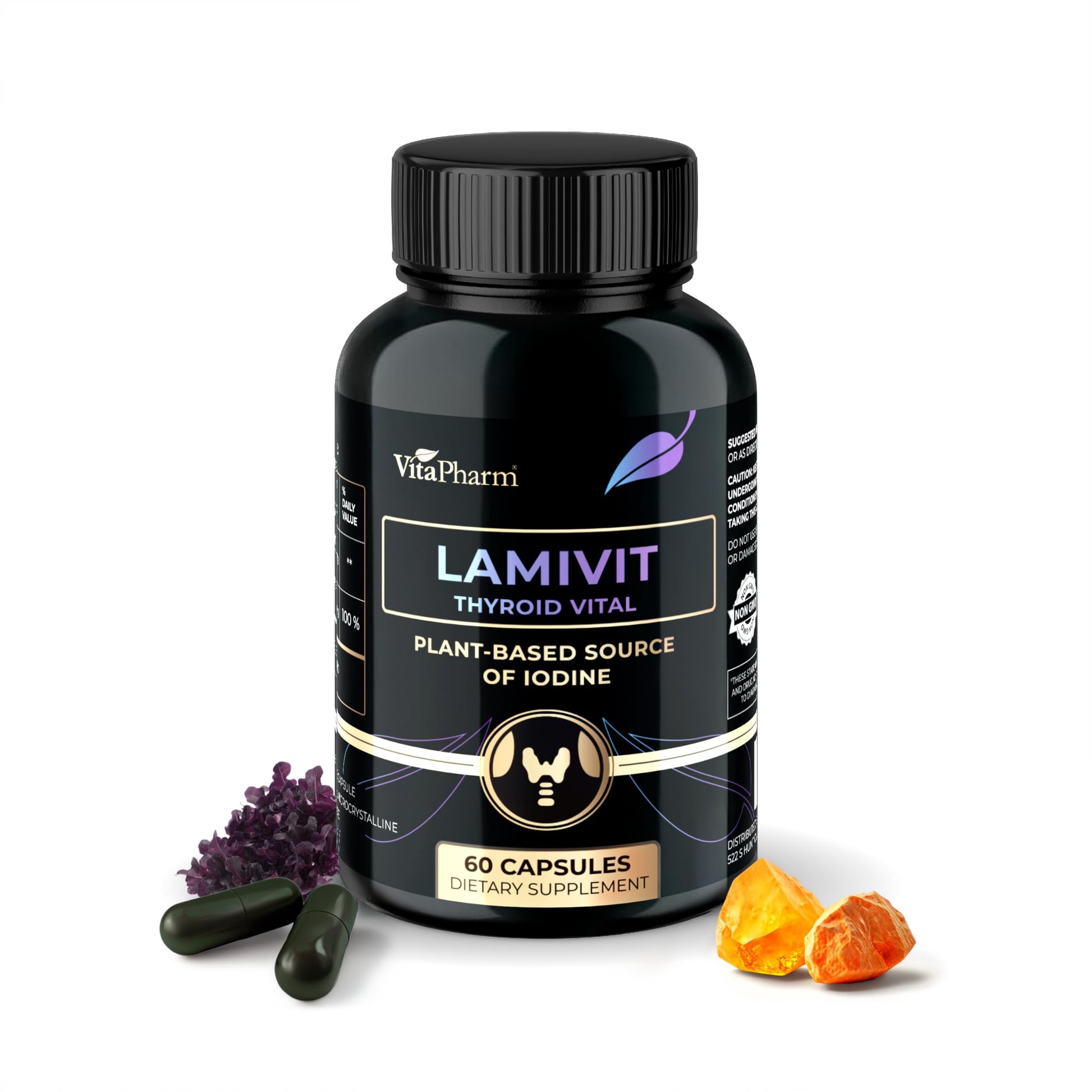 VitaPharm Lamivit Iodine Supplement Capsule, 60 Count