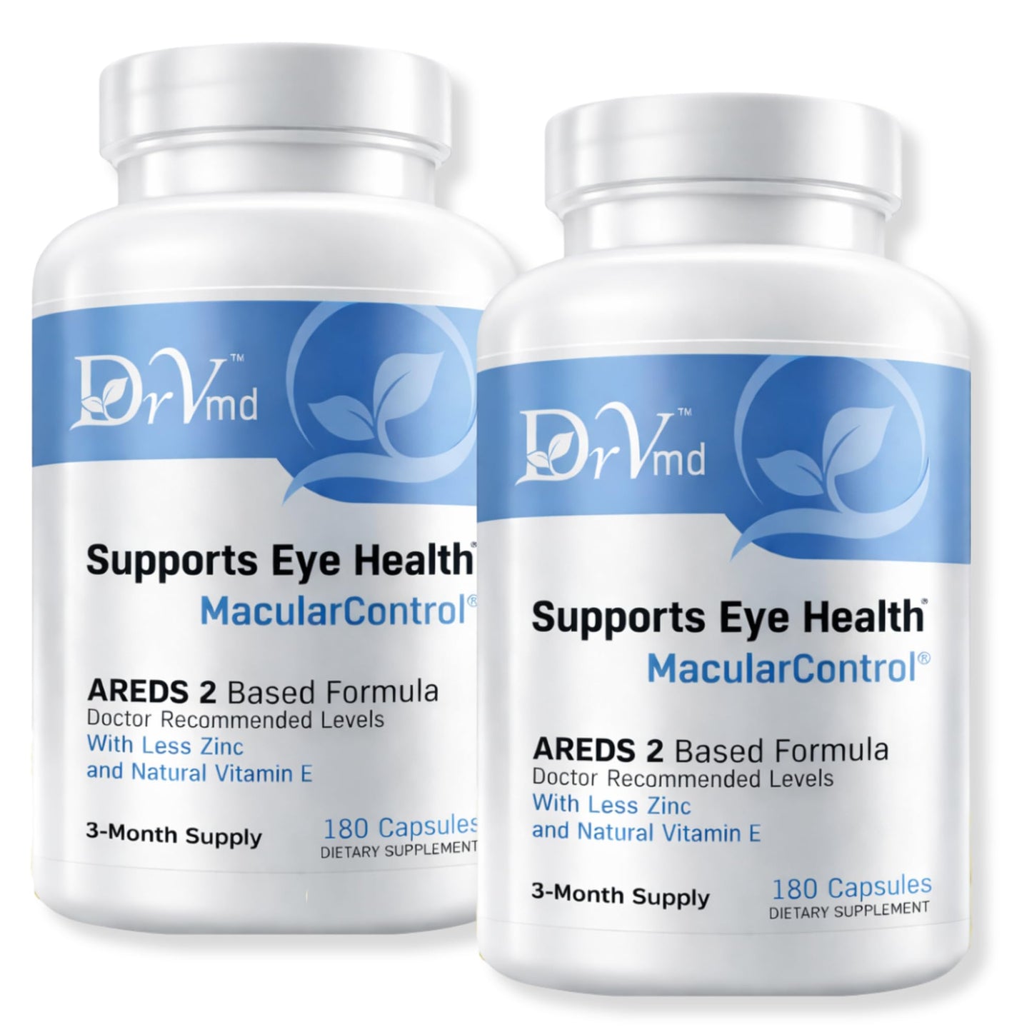 DrVmd Macular Control AREDS 2 Eye Vitamins + Lutein 10 mg + Zeaxanthin 2 mg, 25 mg Zinc, Vitamin C & Natural E Doctor Formulated Eye Support Capsules, 360 Capsules