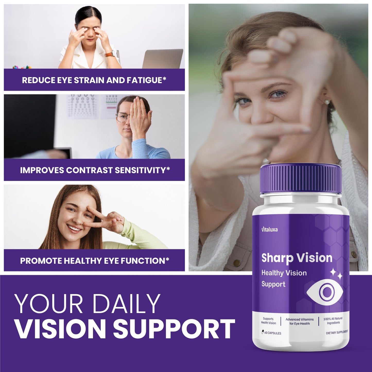 Vitaluxa Sharp Vision 120 Capsules