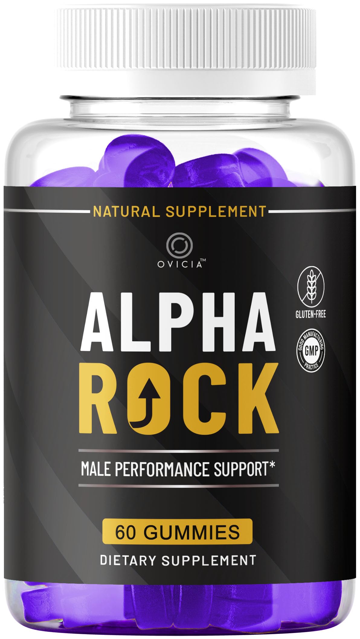 OVICIA Alpha Rock Gummies 60 Count
