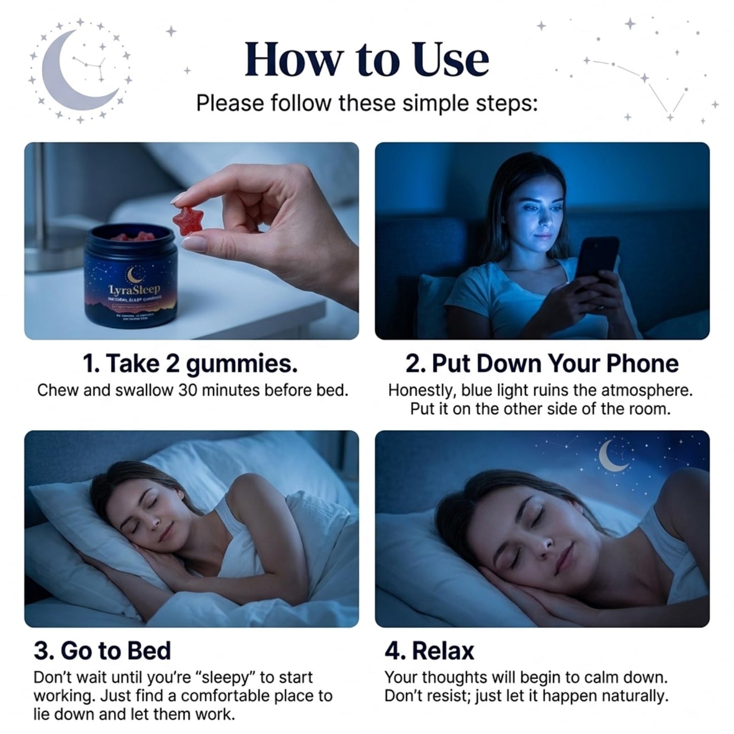 Nola sleep LyraSleep Gummies Gummy 60 Count