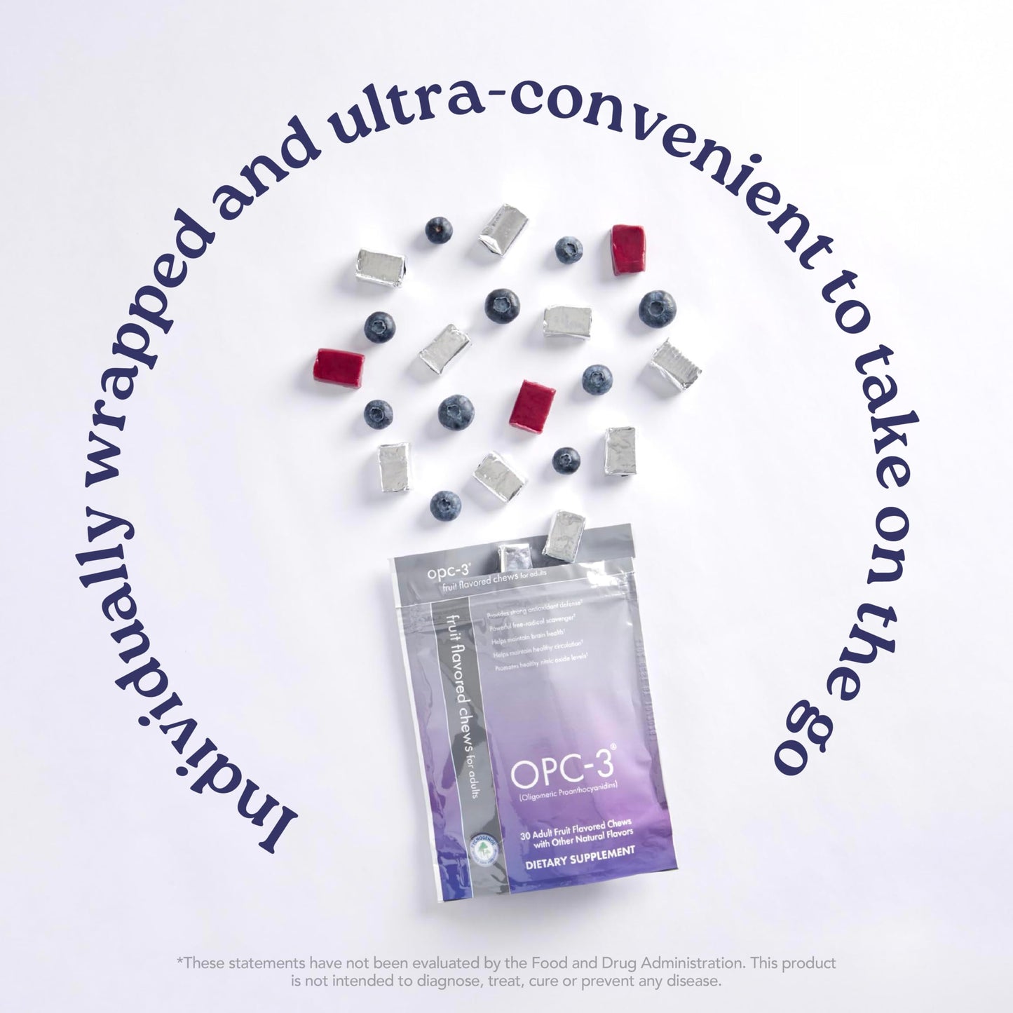 Isotonix OPC-3 Antioxidant Chews, Chewable, 30 Count