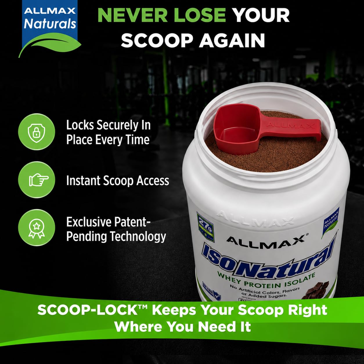 ALLMAX ISONATURAL Protein Isolate Powder Chocolate 80