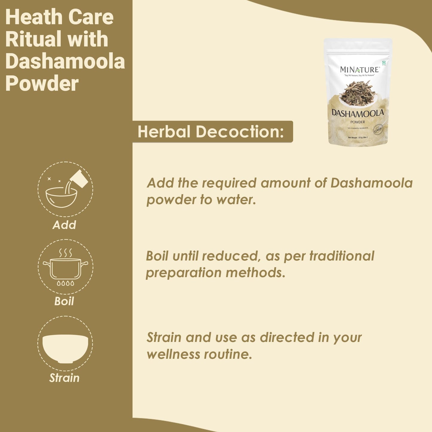Minature Dashamoola Powder 8 oz