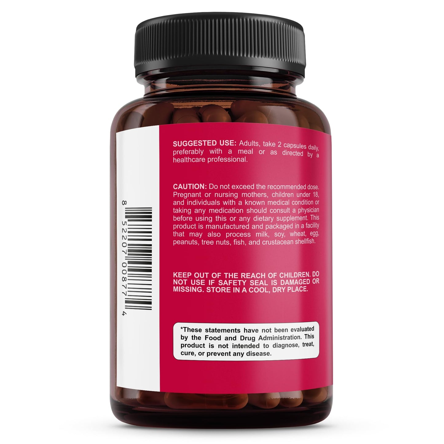 Sunergetic Premium Bladder Support Supplement Capsule 60 Count