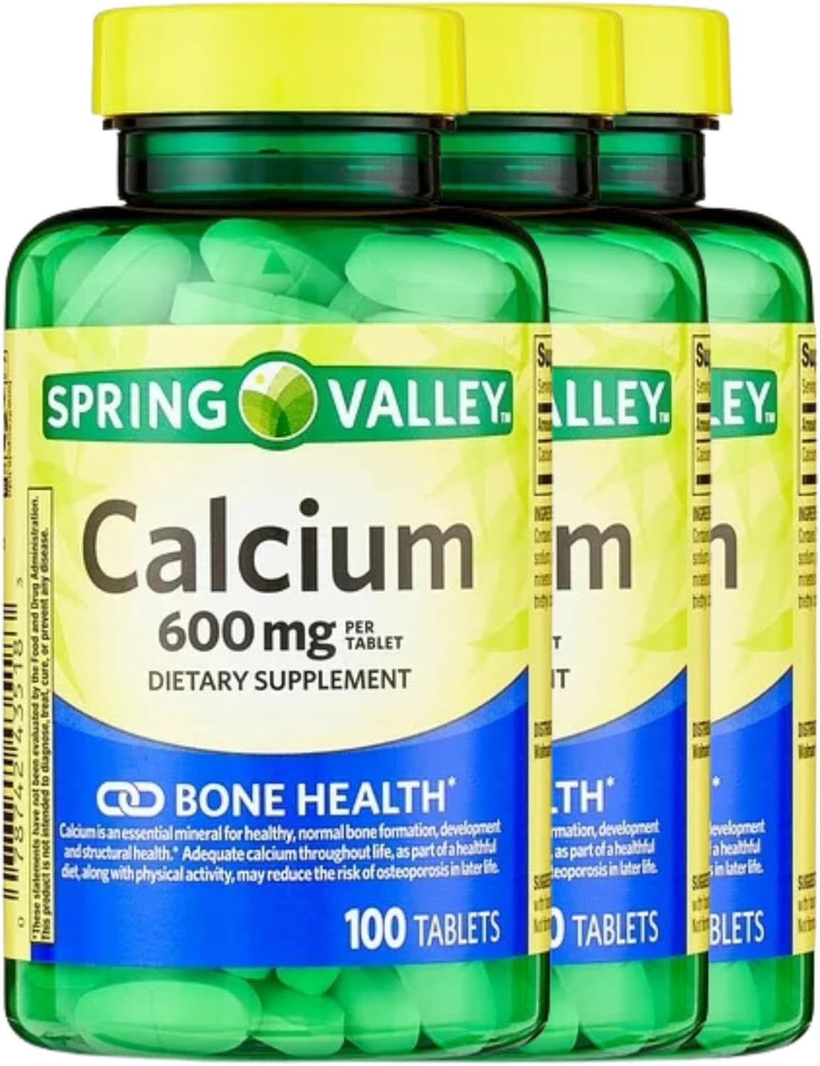 Generic Calcium 600 mg Tablet, 100 Tablets