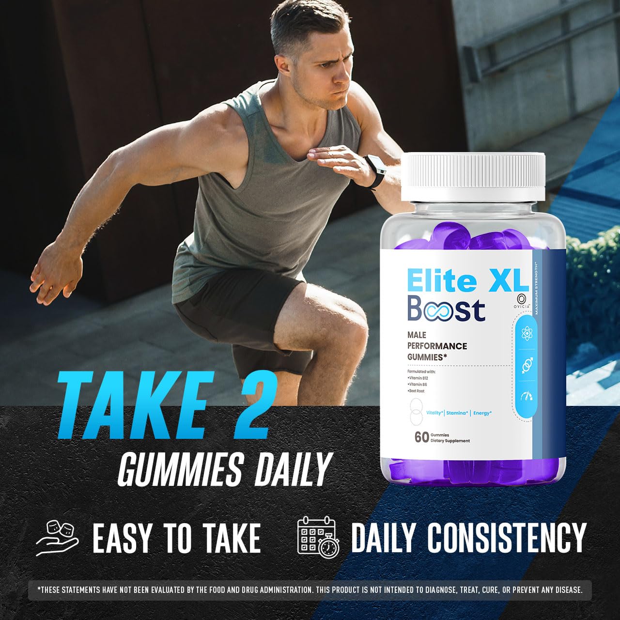 OVICIA Elite XL Boost Gummies 60 Gummies
