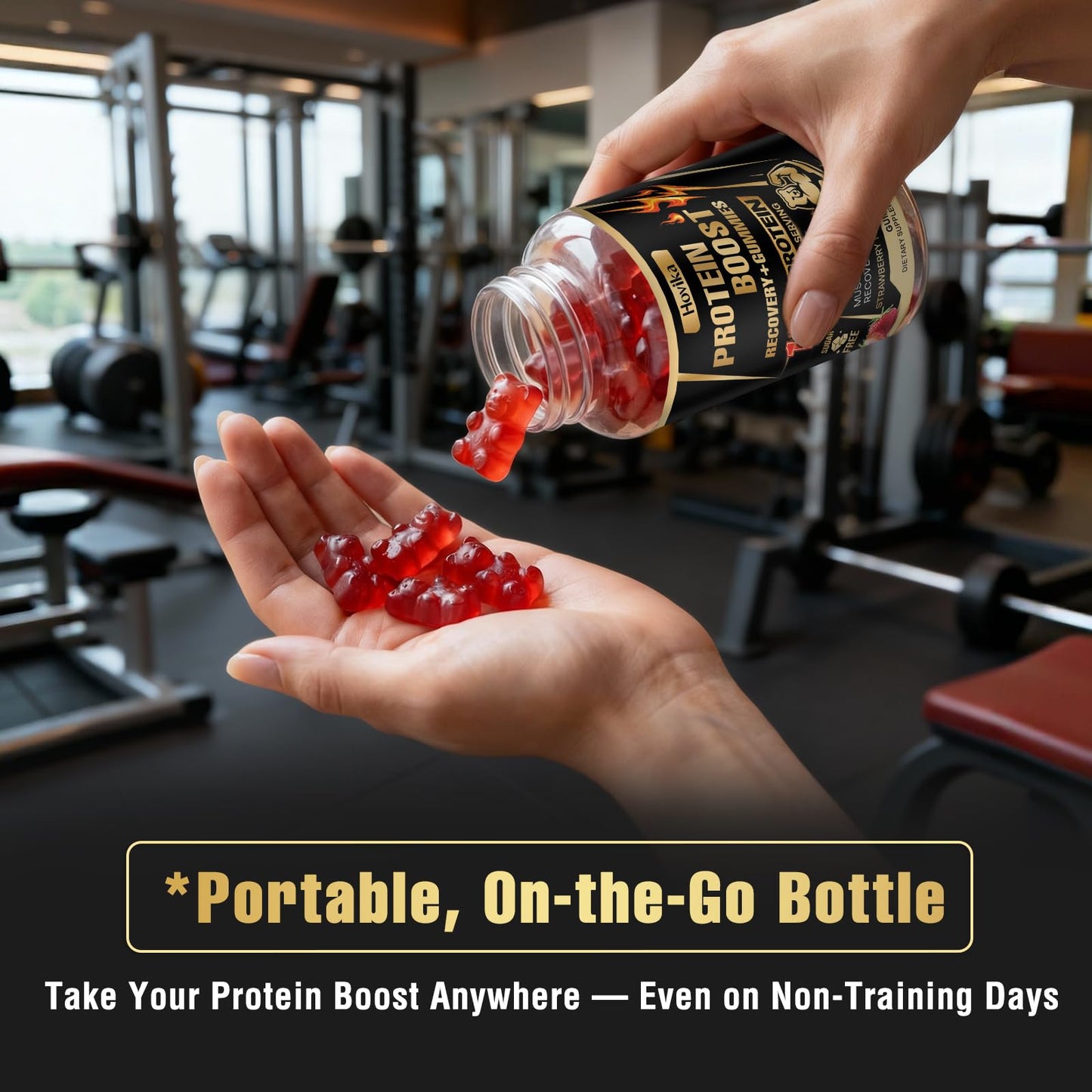 Hovika Whey Protein Gummies, 90 Gummies