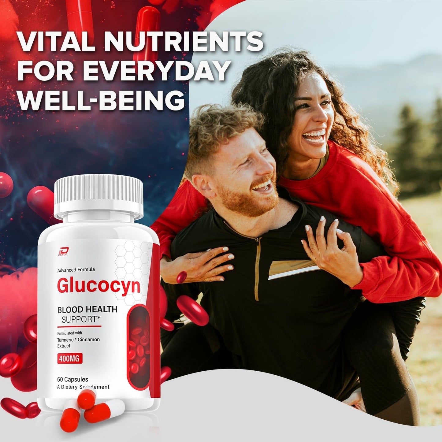Indelo Glucocyn Capsule, 60 Capsules
