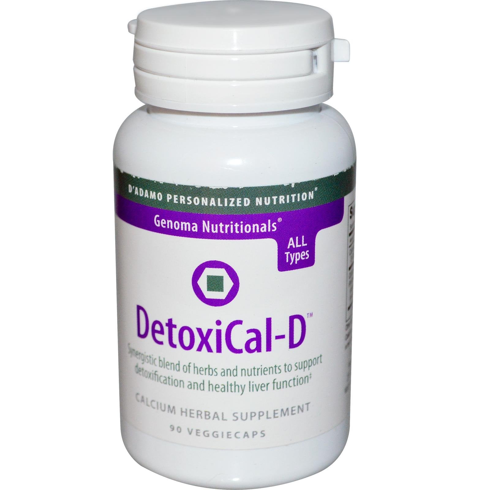 D'Adamo Personalized Nutrition Detoxical-D Capsule, 90 Count