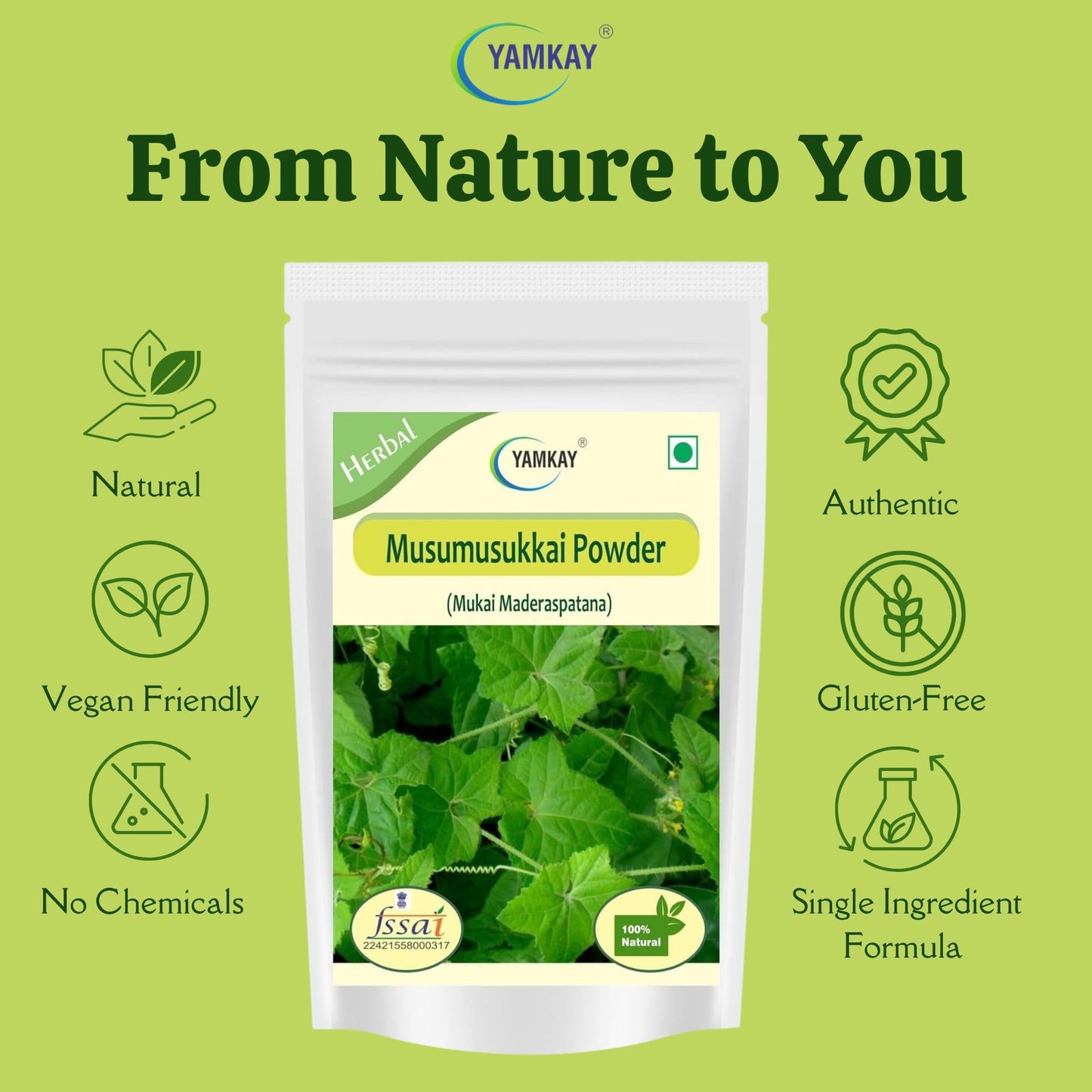 YAMKAY Musumusukkai Powder, 1 Ounce