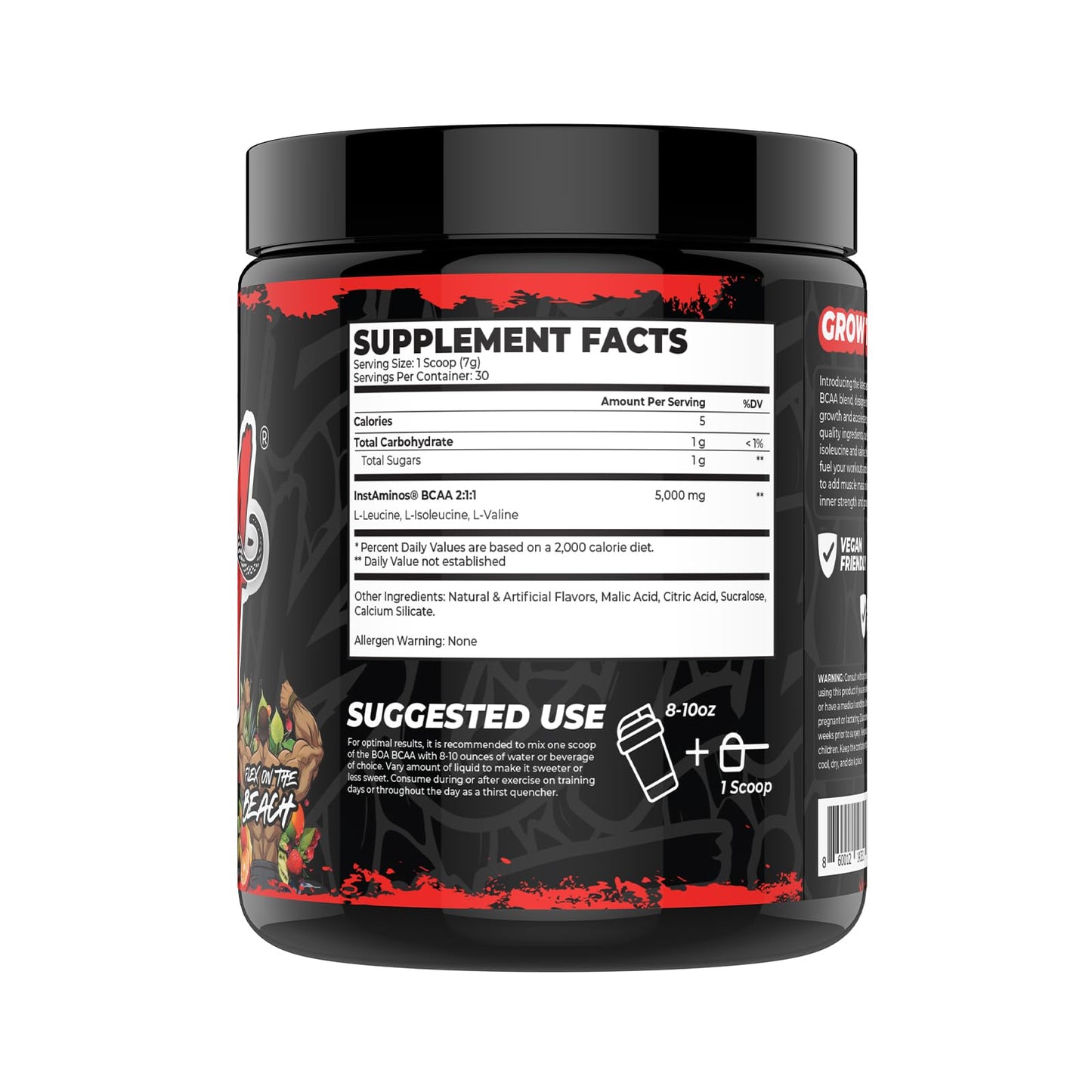 BOA Snakebite BCAA 2:1:1 Powder 7.4 oz