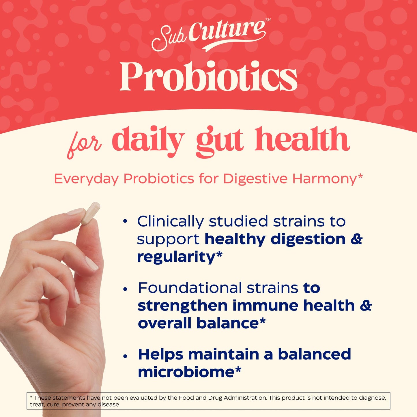 Enzymedica SubCulture Probiotic for Daily Gut & Digestive Health Capsule, 30 Count