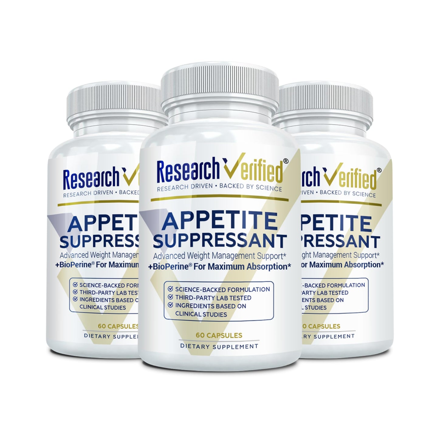 Research Verified Appetite Suppressant 180 Capsules