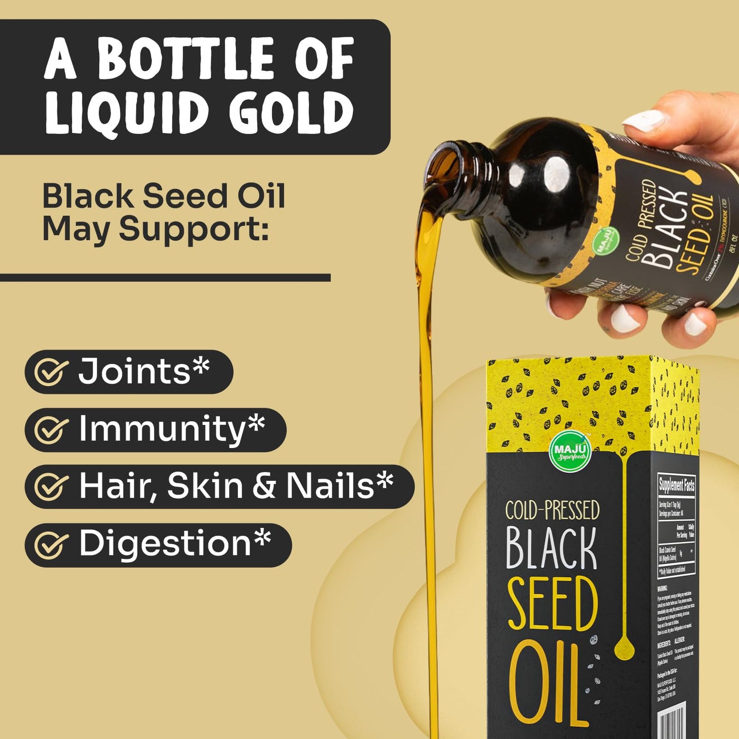 Maju Superfoods Black Seed Oil Capsules