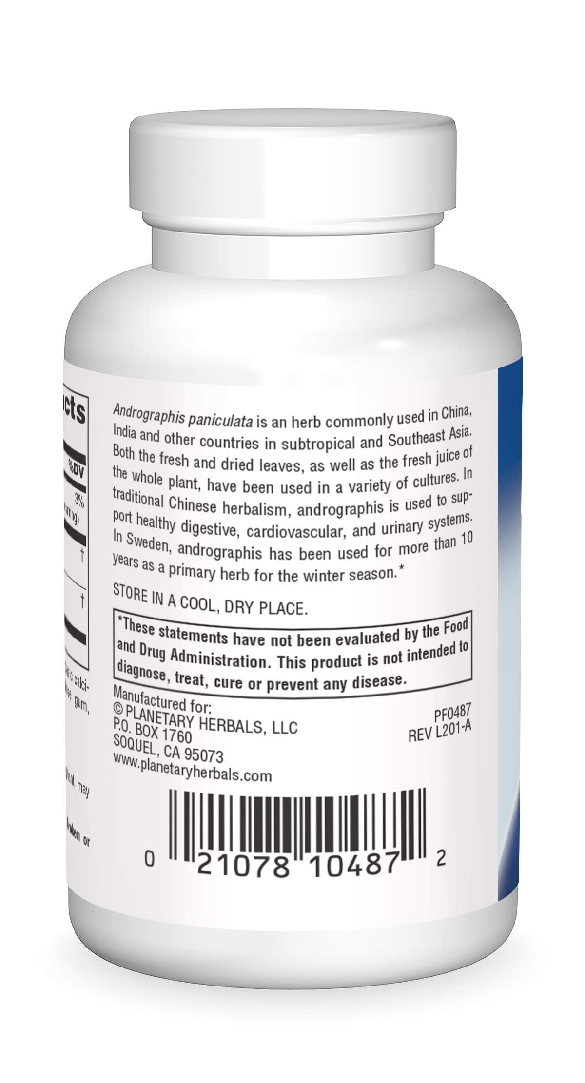 Planetary Herbals Full Spectrum Andrographis 400mg - Ayurvedic Herb, 60 Tablets