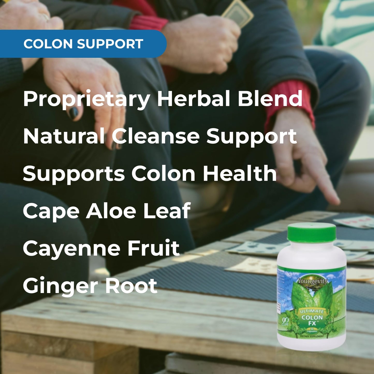 Youngevity Ultimate Colon FX Colon Cleanse & Digestive Support, 90 Capsules