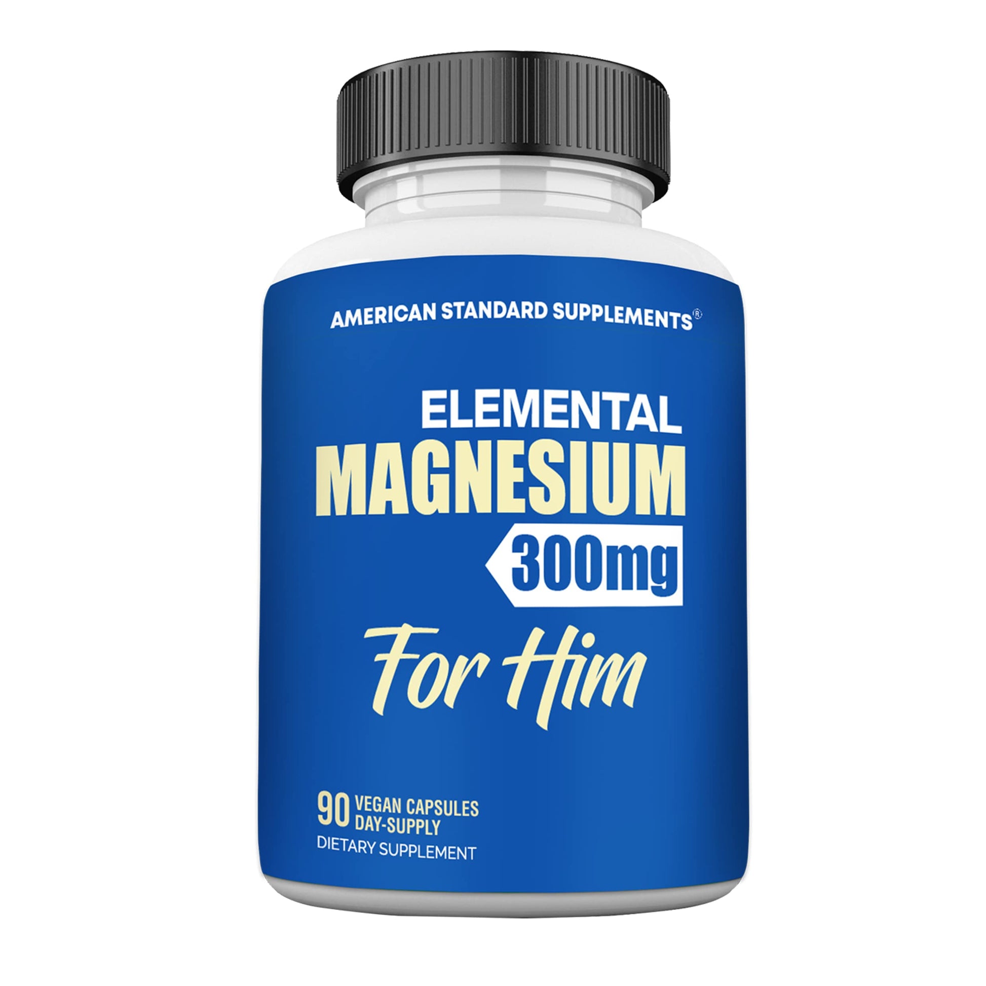American Standard Supplements Magnesium Glycinate 300mg Capsule, 90 Capsules