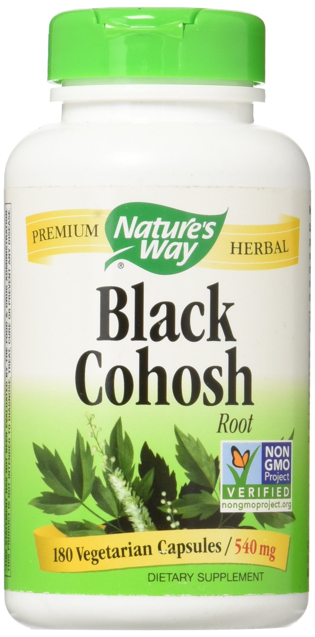 Nature's Way Black Cohosh Root 540 mg, 180 Capsules