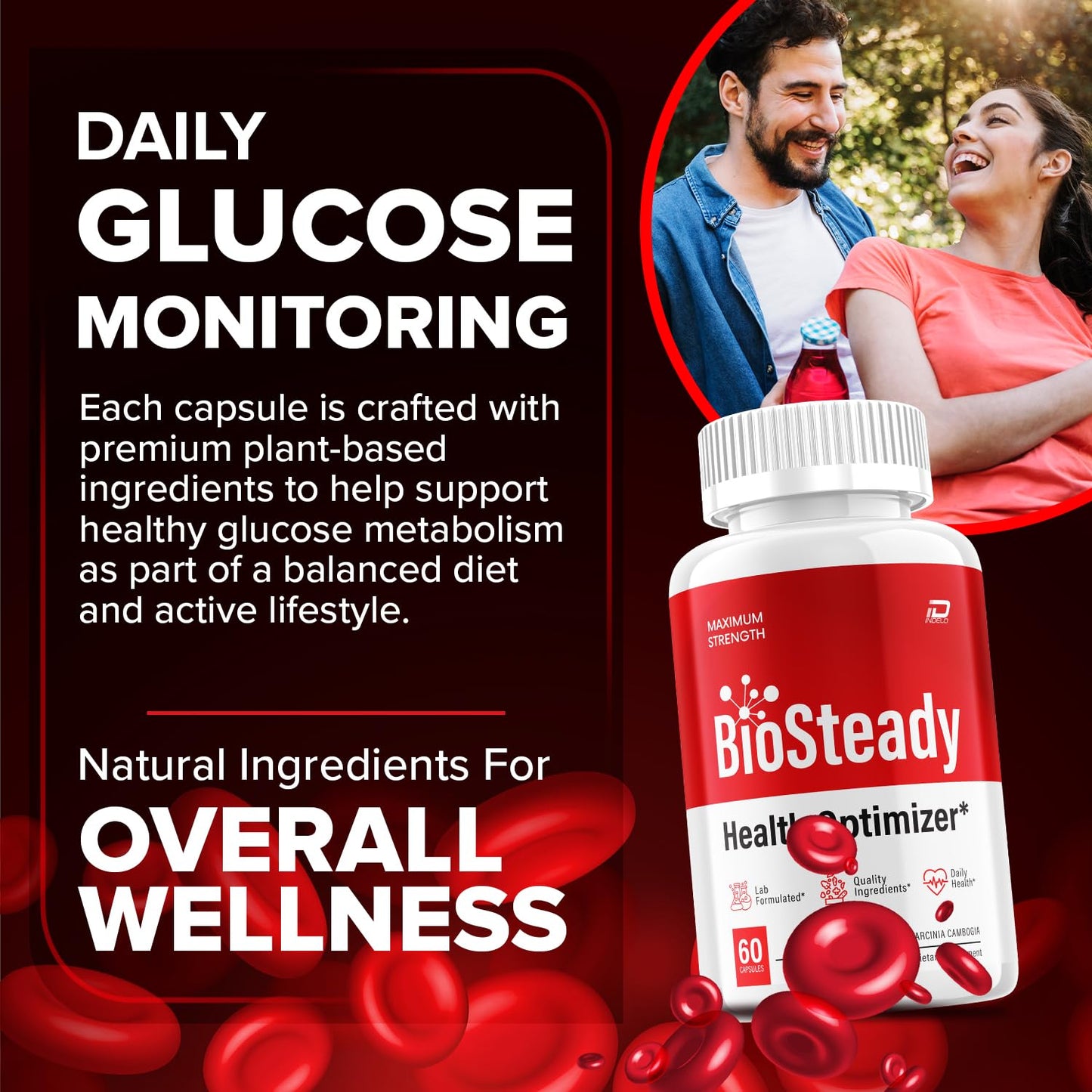 Indelo Biosteady Capsules 60 Capsules